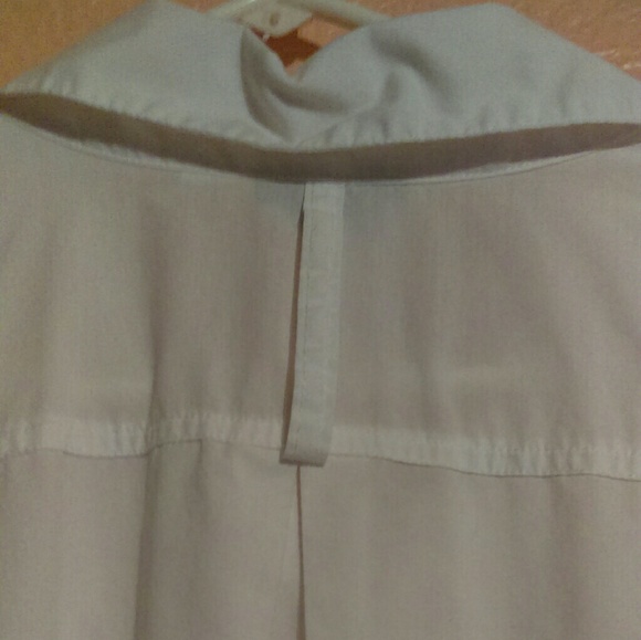 Joan Rivers white button down shirt with pockets - Picture 6 of 8